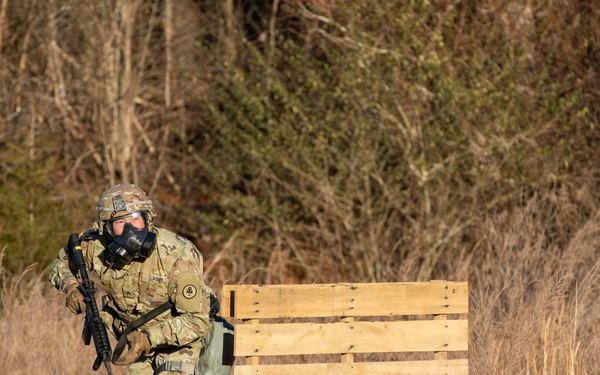 Soldiers compete in 30th Troop Command Best Warrior Competition
