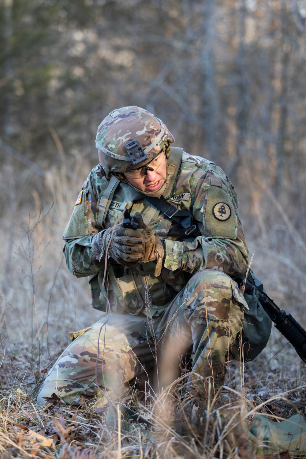 Soldiers compete in 30th Troop Command Best Warrior Competition