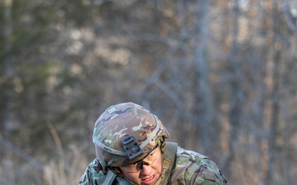 Soldiers compete in 30th Troop Command Best Warrior Competition