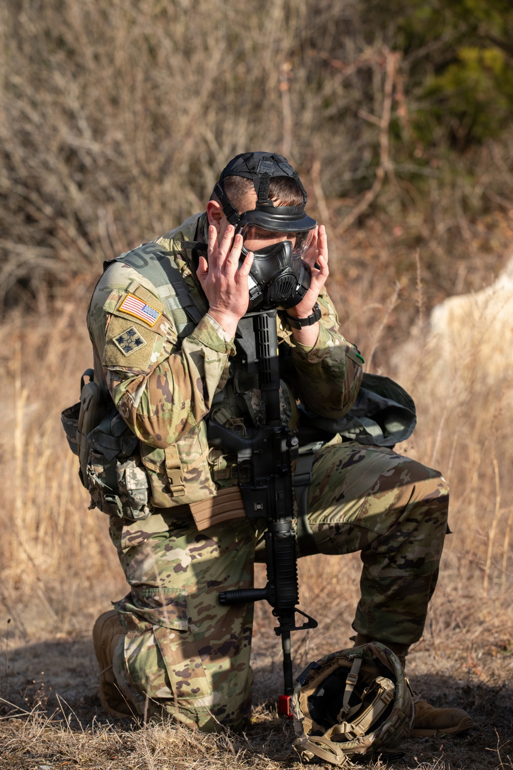 Soldiers compete in 30th Troop Command Best Warrior Competition