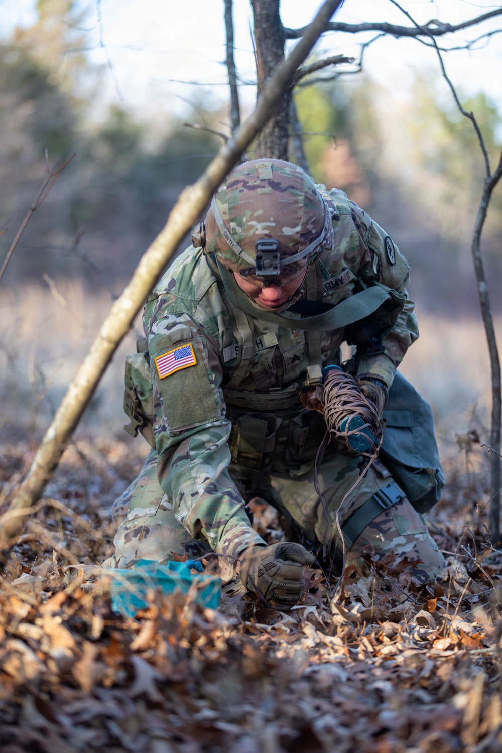 Soldiers compete in 30th Troop Command Best Warrior Competition
