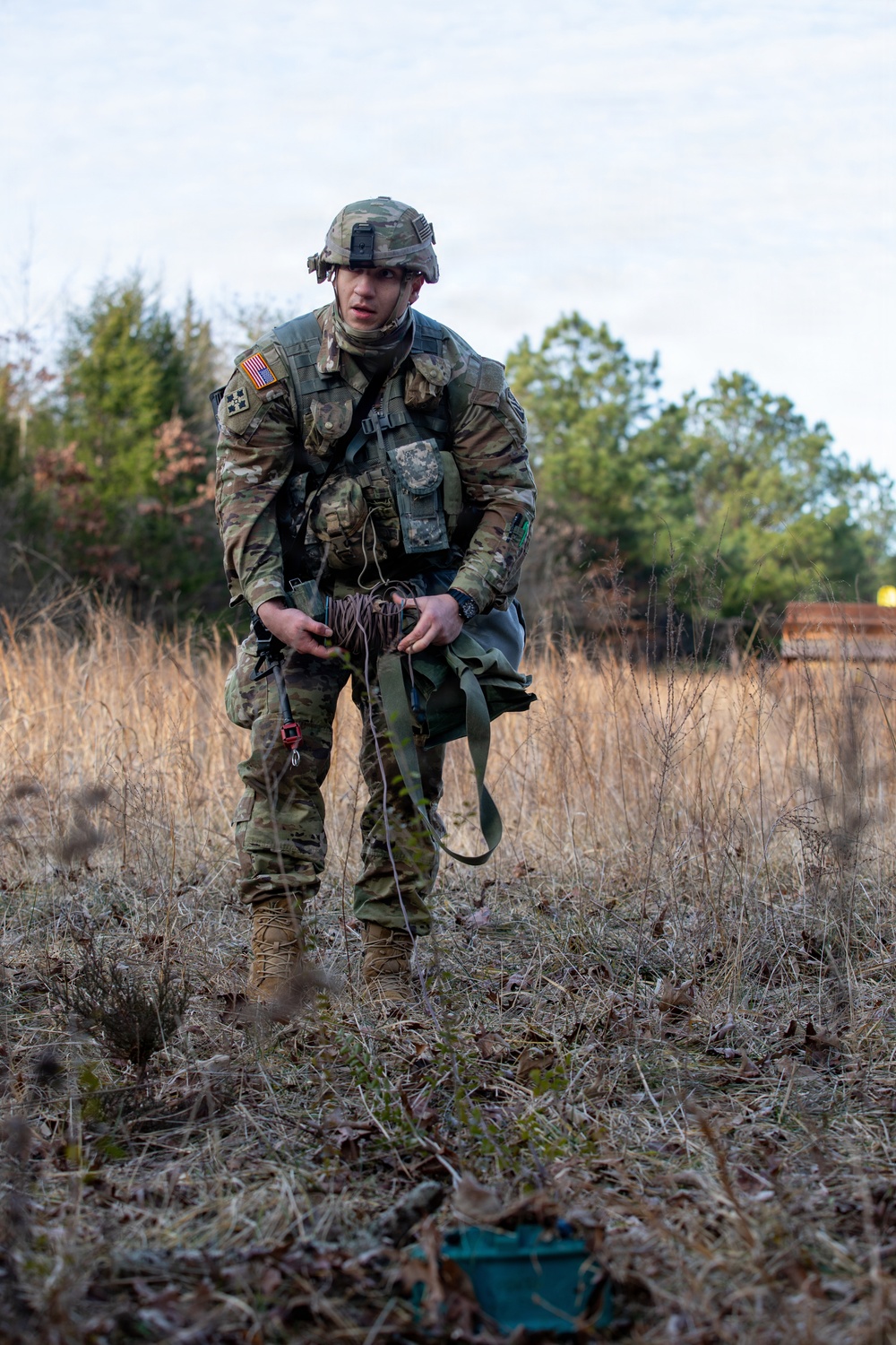 Soldiers compete in 30th Troop Command Best Warrior Competition