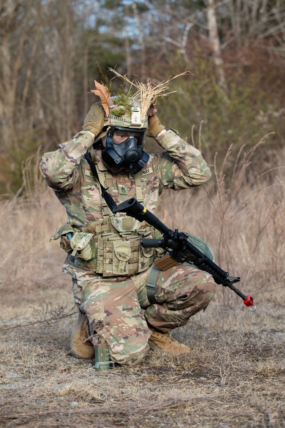 Soldiers compete in 30th Troop Command Best Warrior Competition