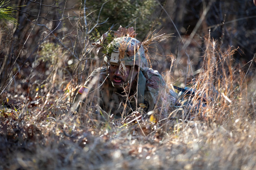 Soldiers compete in 30th Troop Command Best Warrior Competition