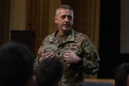U.S. Soldiers Gathered for a PCS/ETS Retention Brief Hosted by I Corps Command Sgt. Maj.