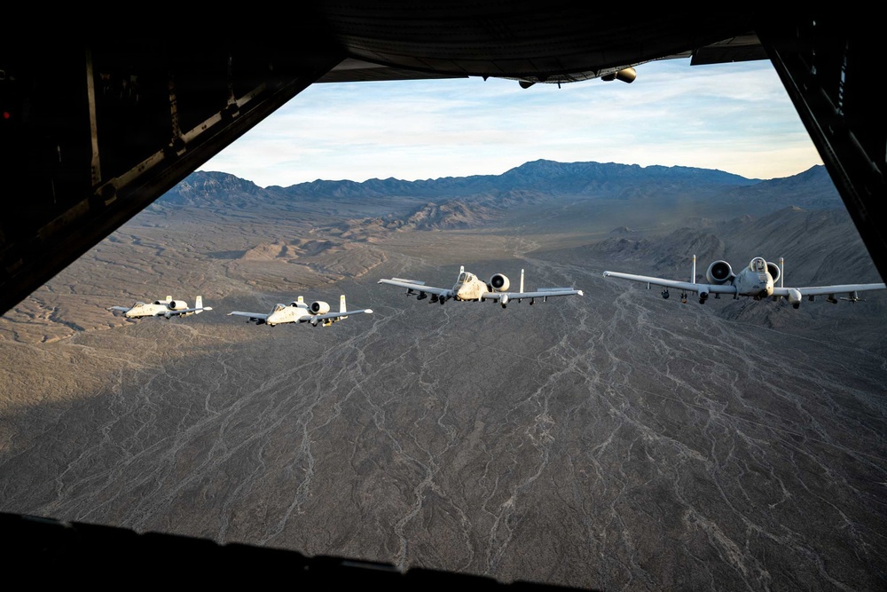 A-10 Supports Training Operations in Nevada Airspace