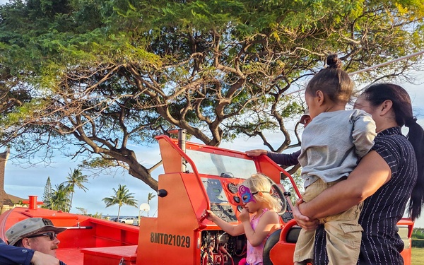 Pacific Missile Range Facility (PMRF) Volunteers at the S.T.R.E.A.M. Night at St. Theresa's Catholic School