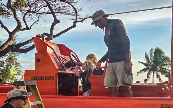 Pacific Missile Range Facility (PMRF) Volunteers at the S.T.R.E.A.M. Night at St. Theresa's Catholic School