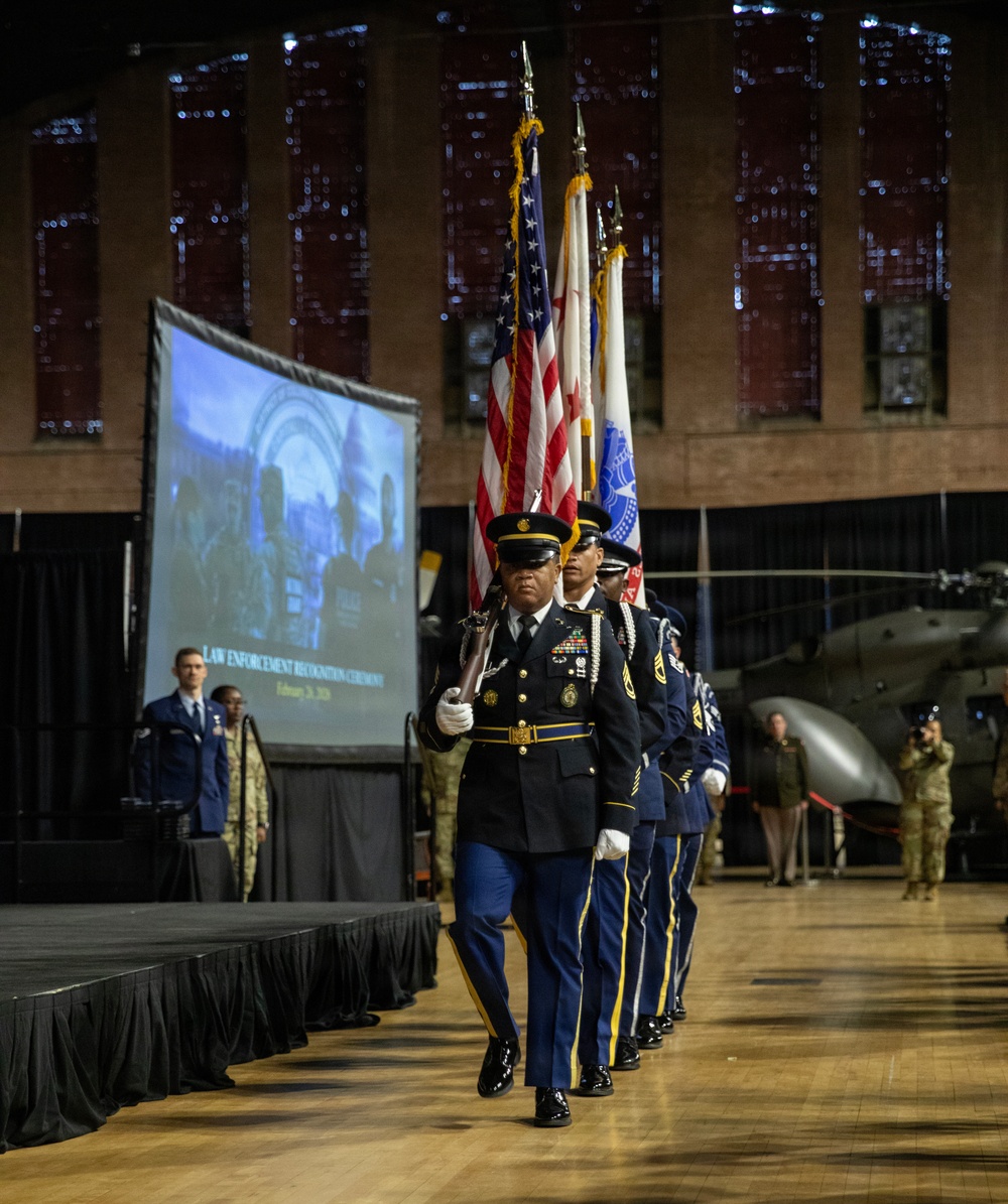 D.C. National Guard recognizes partner law enforcement agencies