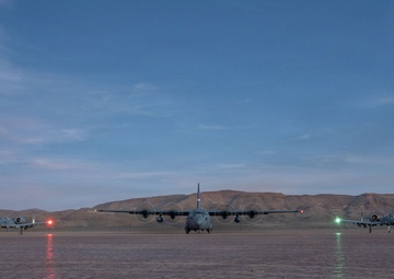 C-130 Hanging out with A-10s