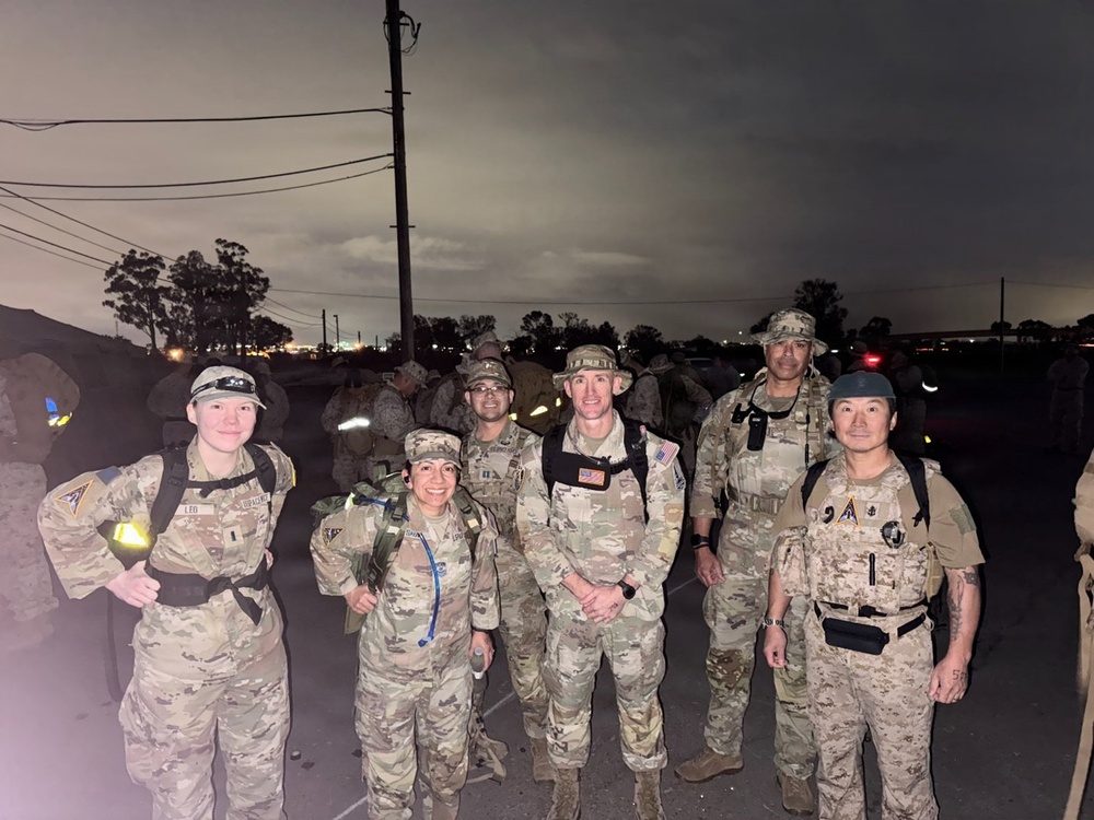 SSC Guardians participate in Norwegian Foot March with Marines