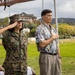 MARFORPAC HQ Company conducts change of command ceremony