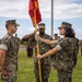 MARFORPAC HQ Company conducts change of command ceremony