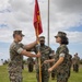 MARFORPAC HQ Company conducts change of command ceremony
