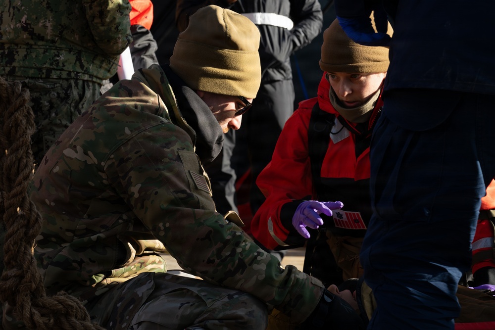 ARCTIC EDGE 26 USCGC Fir Casualty Exercise