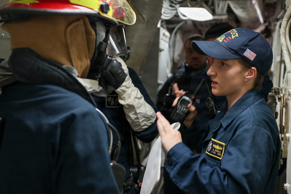 Comstock General Quarters Drill