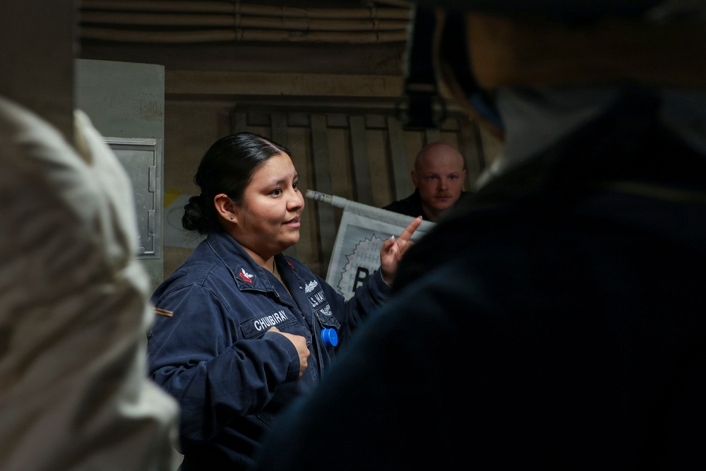 Comstock General Quarters Drill