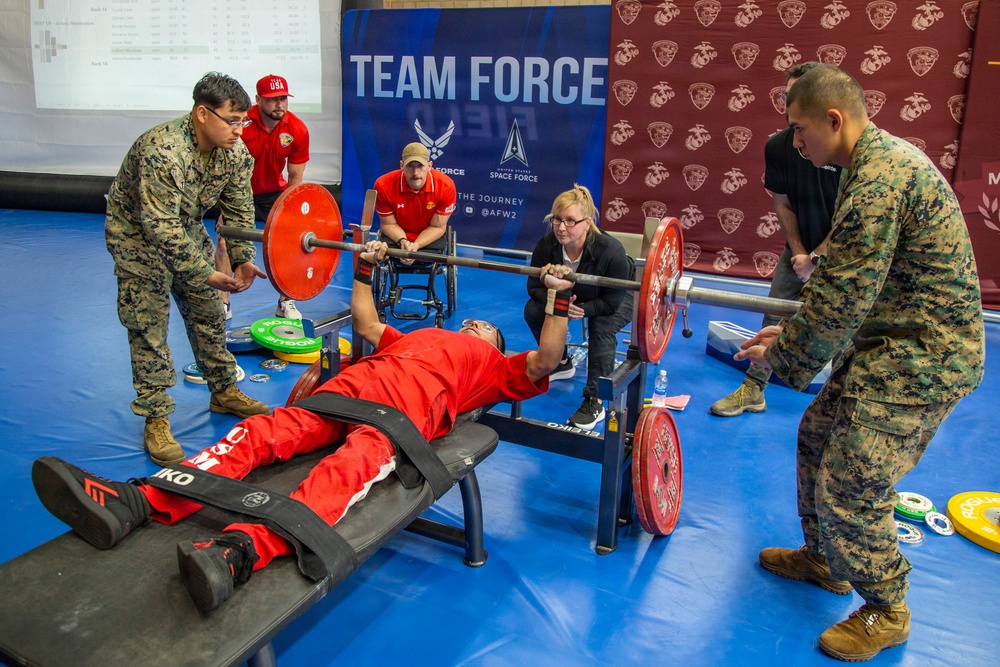 Powerlifting at the Marine Corps Air Force Trials 2026