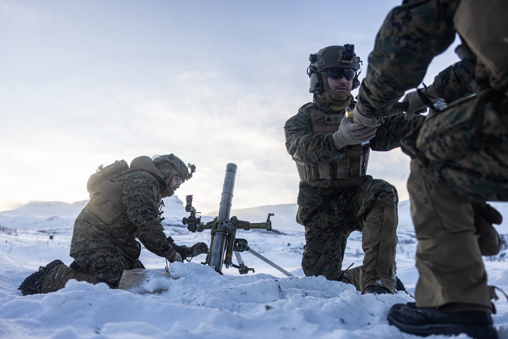 CORE26 | U.S. Marines Hone Infantry Lethality with Mortar Range in Norway
