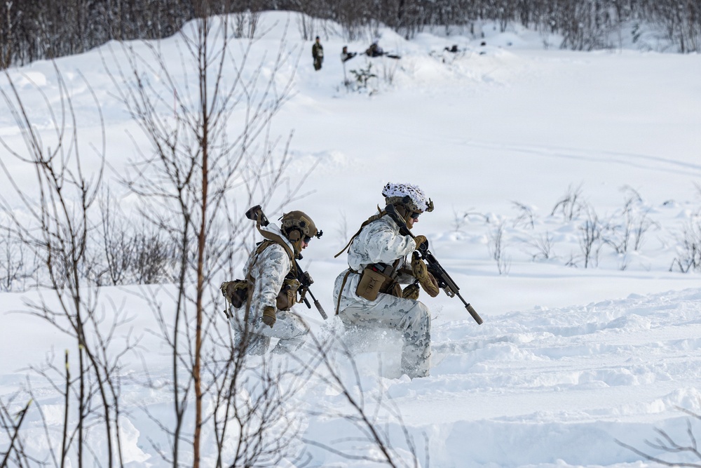 CORE26 | U.S. Marines conduct Live-Fire and Maneuver Squad Attacks in Norway