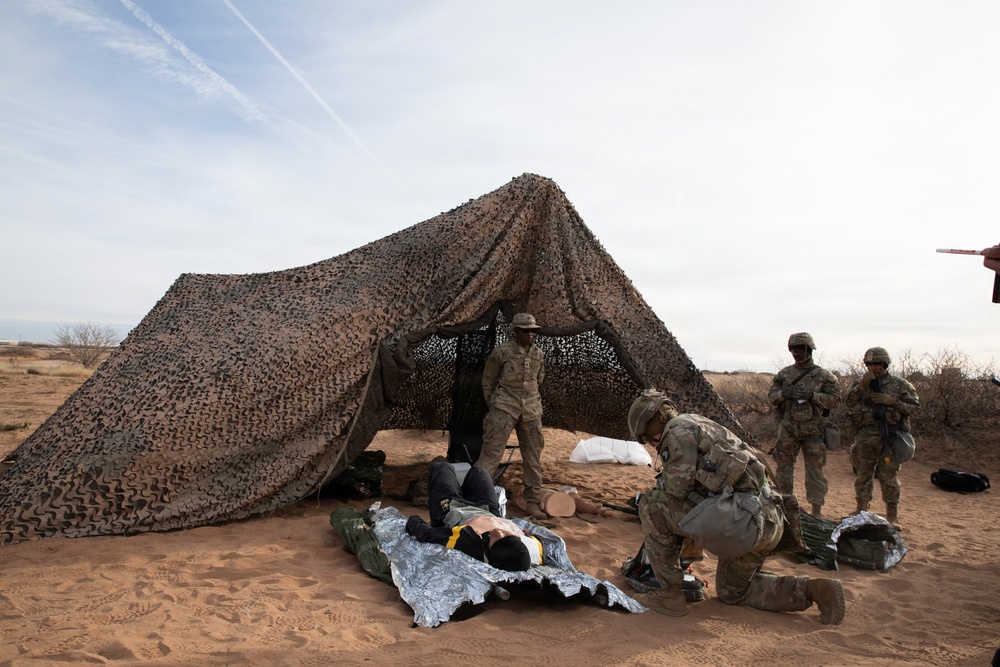 Soldiers Execute Tactical Combat Casualty Care Training for Expert Soldier Badge