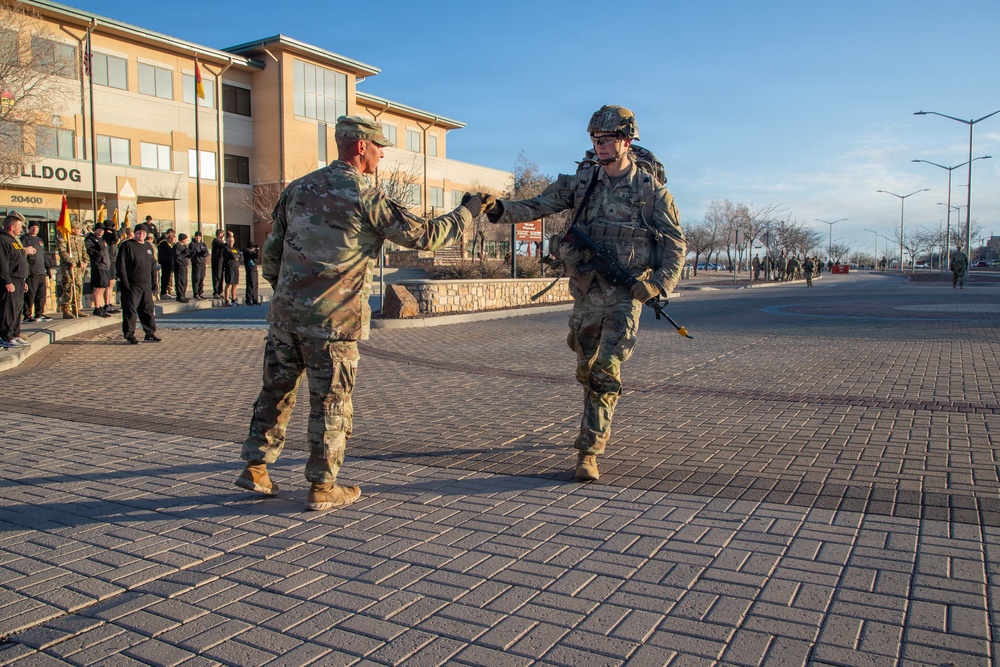 Iron Soldiers compete in the E3B ruck march