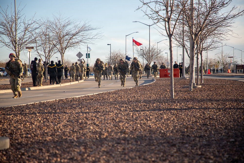 Iron Soldiers compete in the E3B ruck march