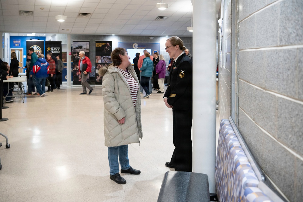 Navy Band performs in Queensbury, New York