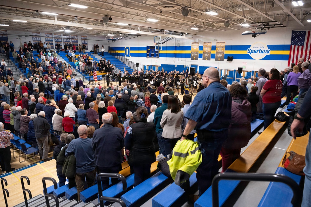 Navy Band performs in Queensbury, New York