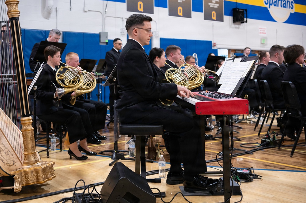 Navy Band performs in Queensbury, New York