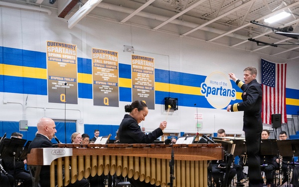 Navy Band performs in Queensbury, New York