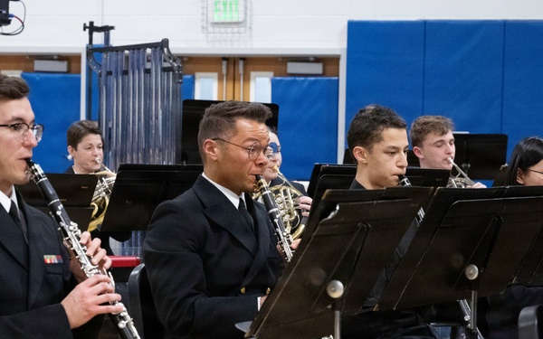 Navy Band performs in Queensbury, New York