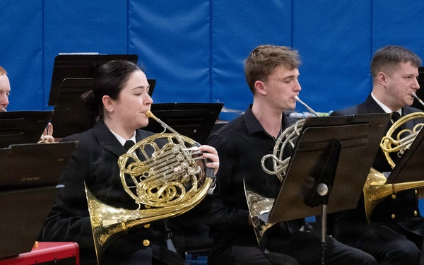 Navy Band performs in Queensbury, New York