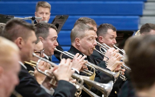 Navy Band performs in Queensbury, New York