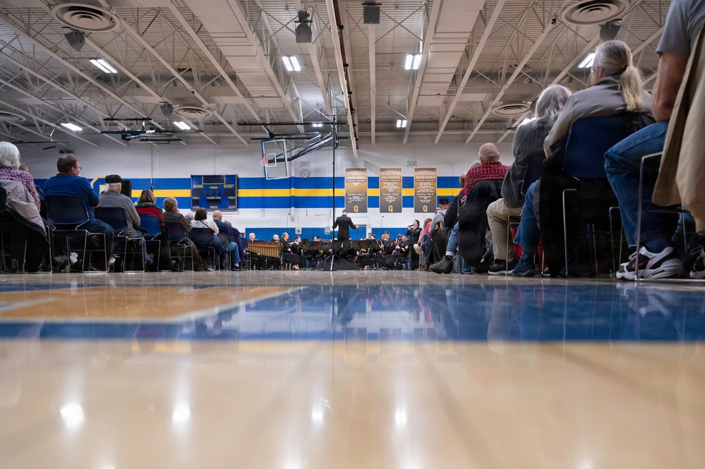 Navy Band performs in Queensbury, New York