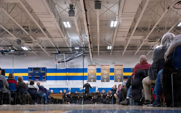 Navy Band performs in Queensbury, New York