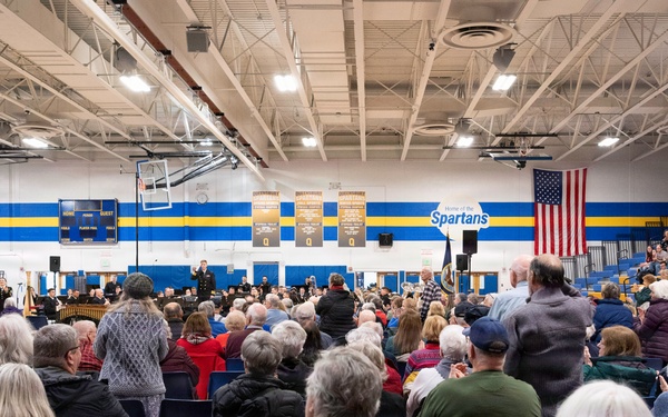 Navy Band performs in Queensbury, New York