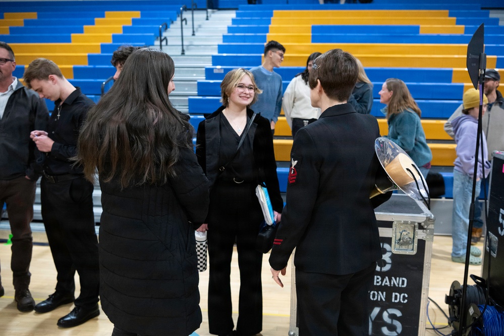 Navy Band performs in Queensbury, New York
