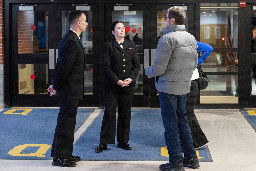 Navy Band performs in Queensbury, New York