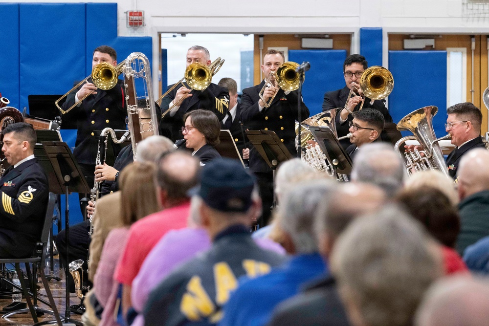 Navy Band performs in Queensbury, New York