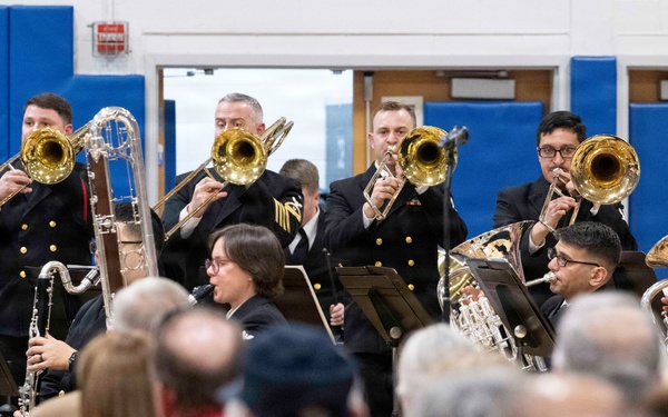 Navy Band performs in Queensbury, New York