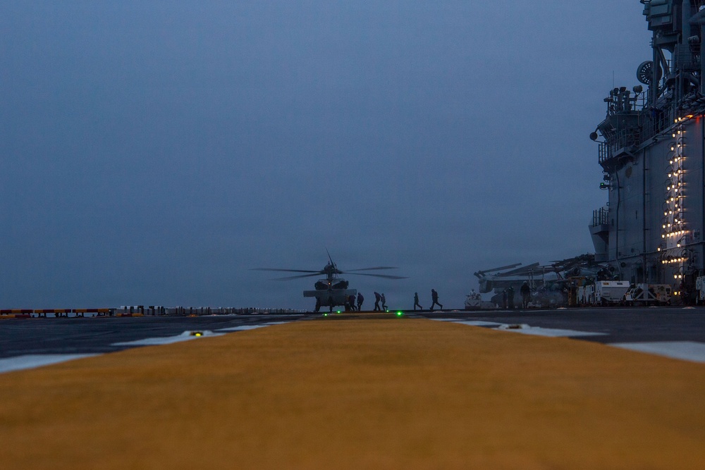 Boxer, HSC 21 Conducts Flight Operations