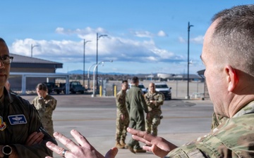 Gen. Spain visit to the 140th Wing