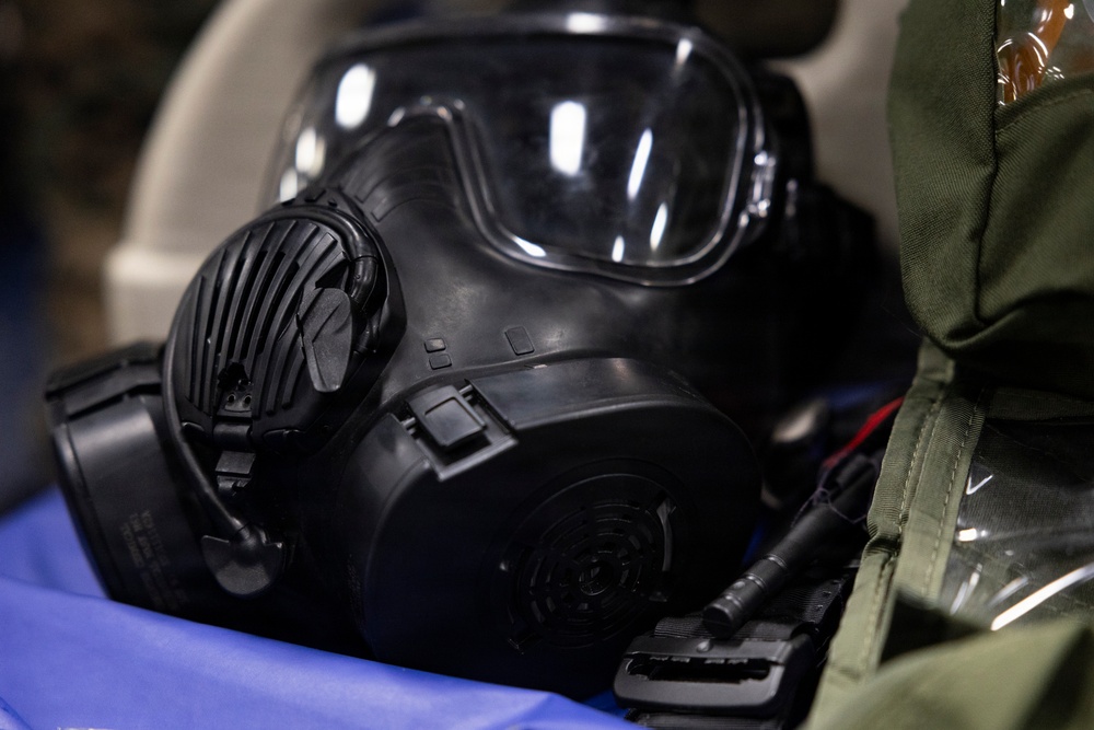 11th MEU Marines, Sailors Conduct CBRN Decontamination Training Aboard USS Boxer