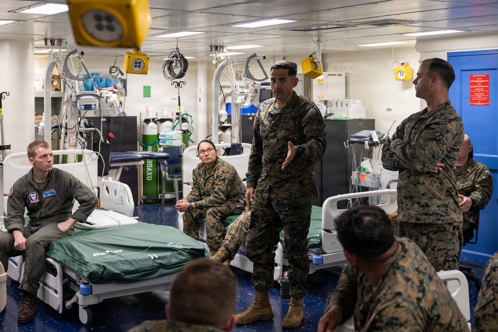 11th MEU Marines, Sailors Conduct CBRN Decontamination Training Aboard USS Boxer