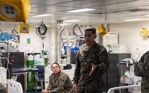11th MEU Marines, Sailors Conduct CBRN Decontamination Training Aboard USS Boxer