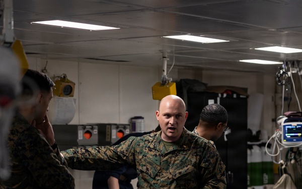 11th MEU Marines, Sailors Conduct CBRN Decontamination Training Aboard USS Boxer