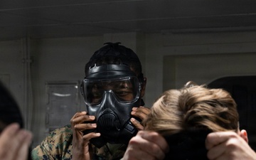 11th MEU Marines, Sailors Conduct CBRN Decontamination Training Aboard USS Boxer