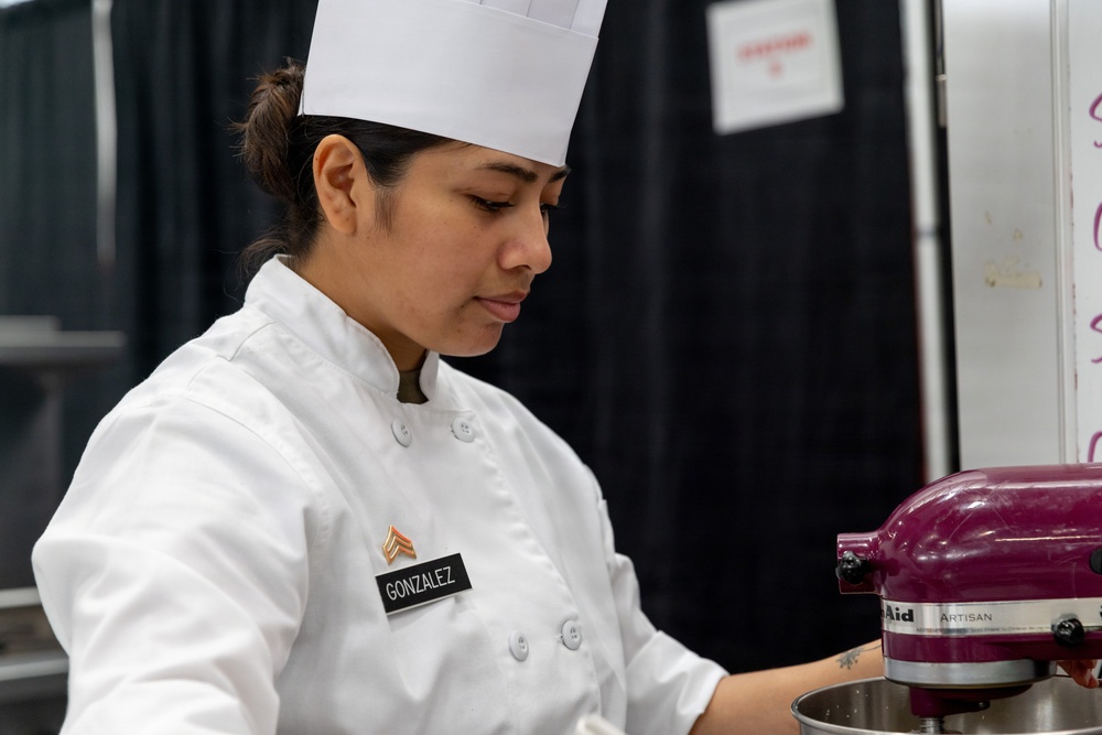 Army Reserve Pastry Student Skills Salon