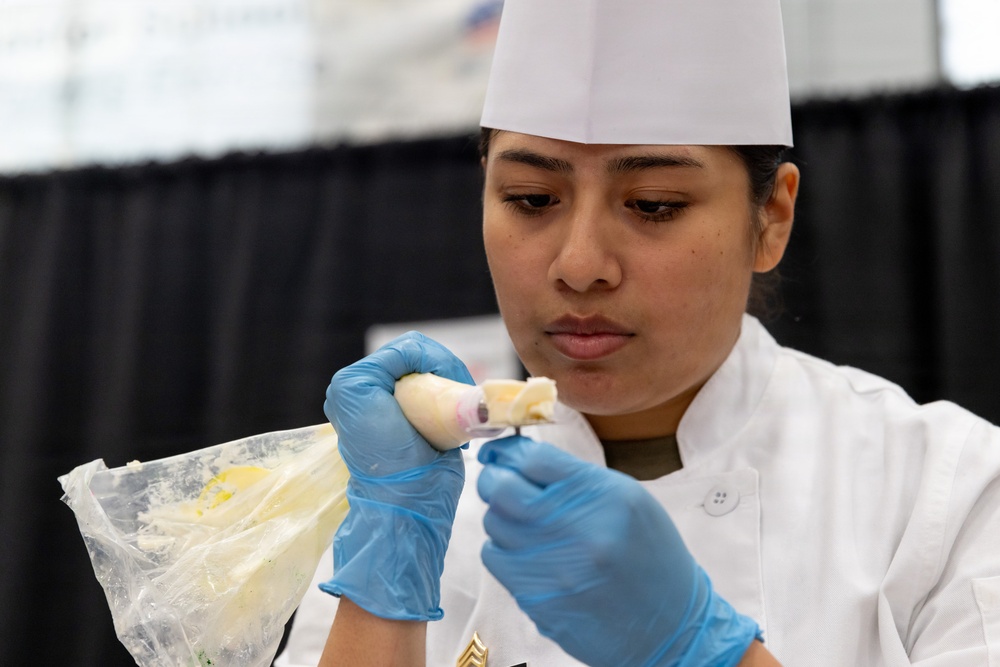 Army Reserve Pastry Student Skills Salon